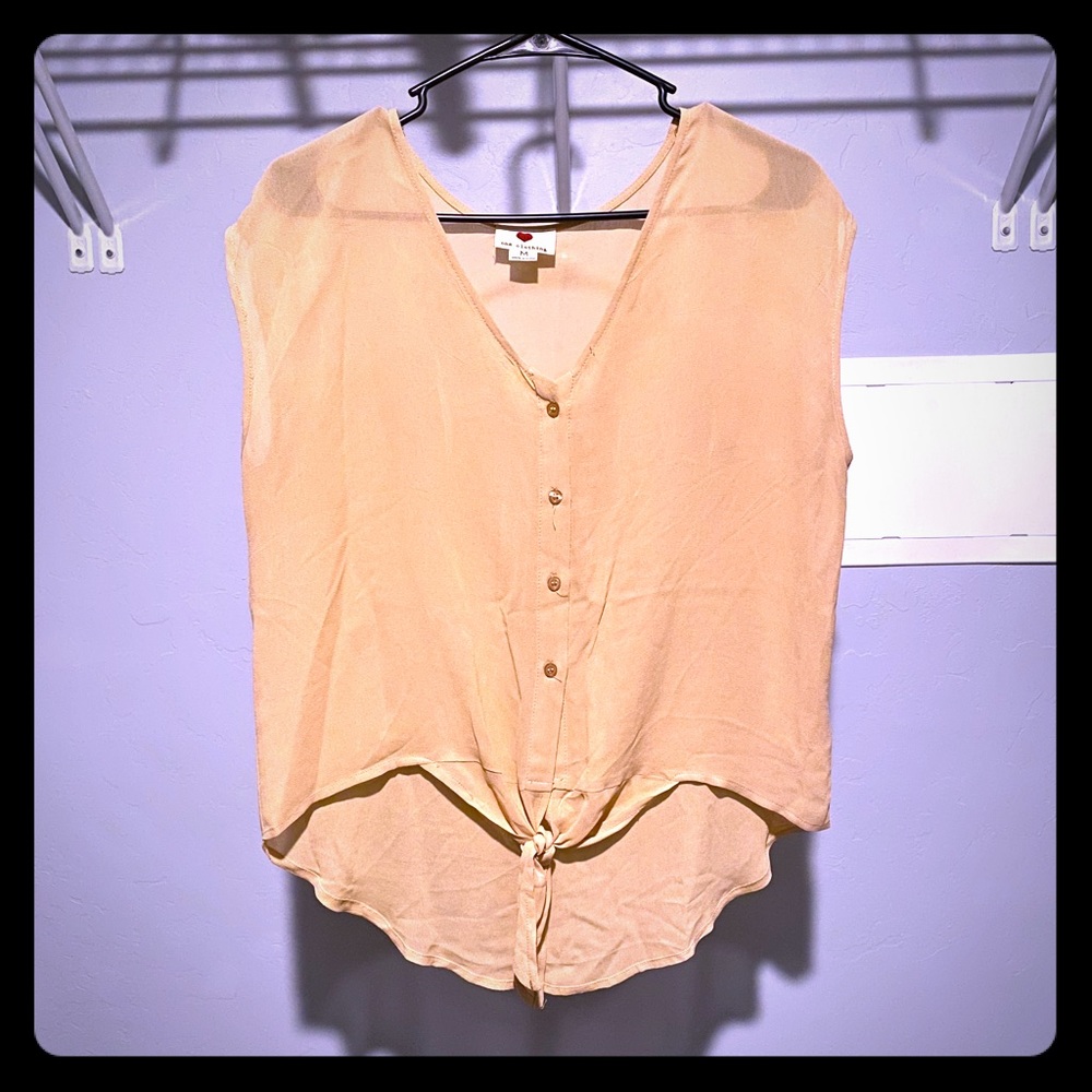 Sheer Peach Top